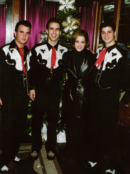 with Lisa Marie Presley